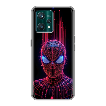 Силиконовый чехол на Realme 9 Pro Plus с принтом Spiderman Человек паук Силиконовый чехол на Realme 9 Pro Plus с принтом Spiderman Человек паук