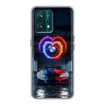 Силиконовый чехол на Realme 9 Pro Plus с принтом BMW БМВ Силиконовый чехол на Realme 9 Pro Plus с принтом BMW БМВ