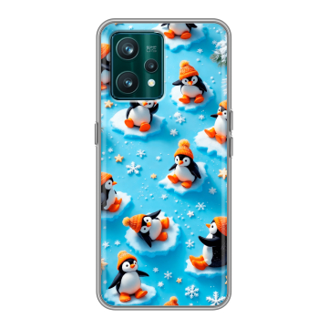 Силиконовый чехол на Realme 9 Pro Plus с принтом Новый год Силиконовый чехол на Realme 9 Pro Plus с принтом Новый год