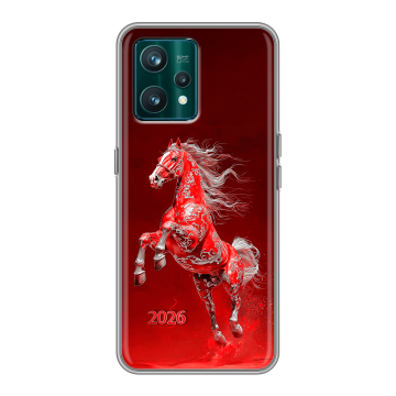 Силиконовый чехол на Realme 9 Pro Plus с принтом Новый год Силиконовый чехол на Realme 9 Pro Plus с принтом Новый год