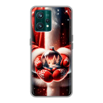 Силиконовый чехол на Realme 9 Pro Plus с принтом Новый год Силиконовый чехол на Realme 9 Pro Plus с принтом Новый год