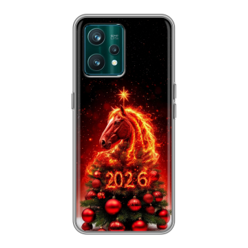 Силиконовый чехол на Realme 9 Pro Plus с принтом Новый год Силиконовый чехол на Realme 9 Pro Plus с принтом Новый год
