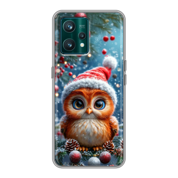 Силиконовый чехол на Realme 9 Pro Plus с принтом Новый год Силиконовый чехол на Realme 9 Pro Plus с принтом Новый год