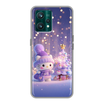 Силиконовый чехол на Realme 9 Pro Plus с принтом Новый год Силиконовый чехол на Realme 9 Pro Plus с принтом Новый год