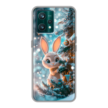 Силиконовый чехол на Realme 9 Pro Plus с принтом Новый год Силиконовый чехол на Realme 9 Pro Plus с принтом Новый год