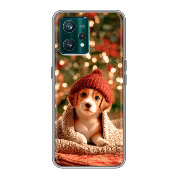 Силиконовый чехол на Realme 9 Pro Plus с принтом Новый год Силиконовый чехол на Realme 9 Pro Plus с принтом Новый год