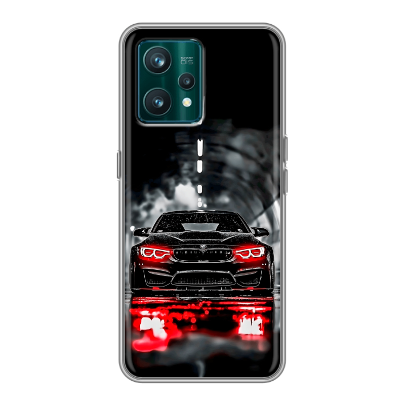 Силиконовый чехол на Realme 9 Pro Plus с принтом BMW БМВ Силиконовый чехол на Realme 9 Pro Plus с принтом BMW БМВ