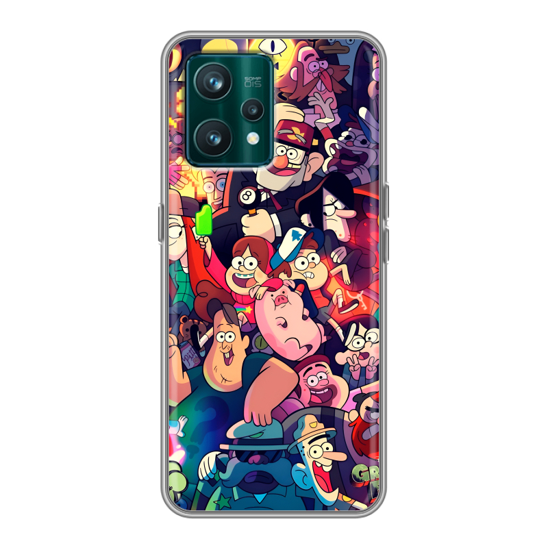 Силиконовый чехол на Realme 9 Pro Plus с принтом Gravity Falls Гравити Фолз Силиконовый чехол на Realme 9 Pro Plus с принтом Gravity Falls Гравити Фолз