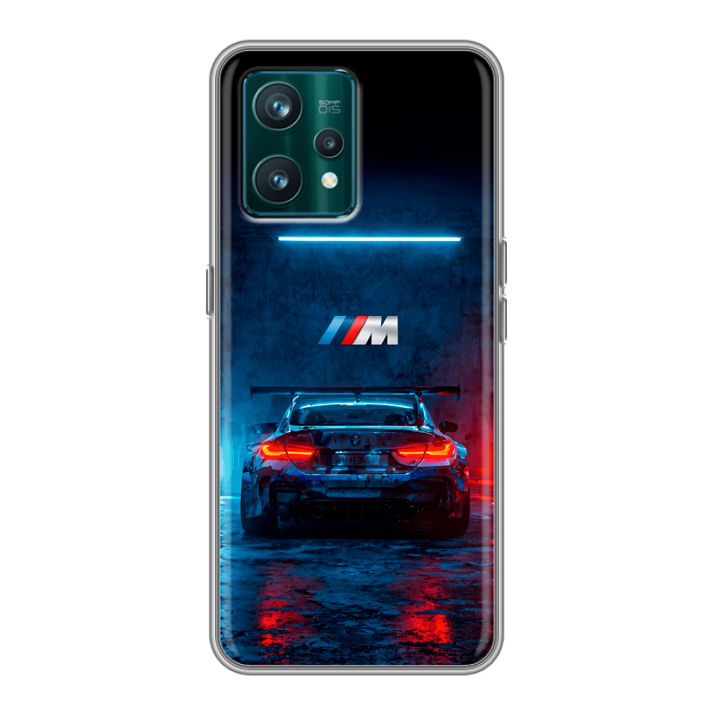 Силиконовый чехол на Realme 9 Pro Plus с принтом BMW БМВ Силиконовый чехол на Realme 9 Pro Plus с принтом BMW БМВ