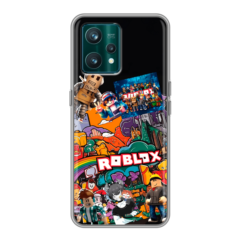 Силиконовый чехол на Realme 9 Pro Plus с принтом Roblox Роблокс Силиконовый чехол на Realme 9 Pro Plus с принтом Roblox Роблокс
