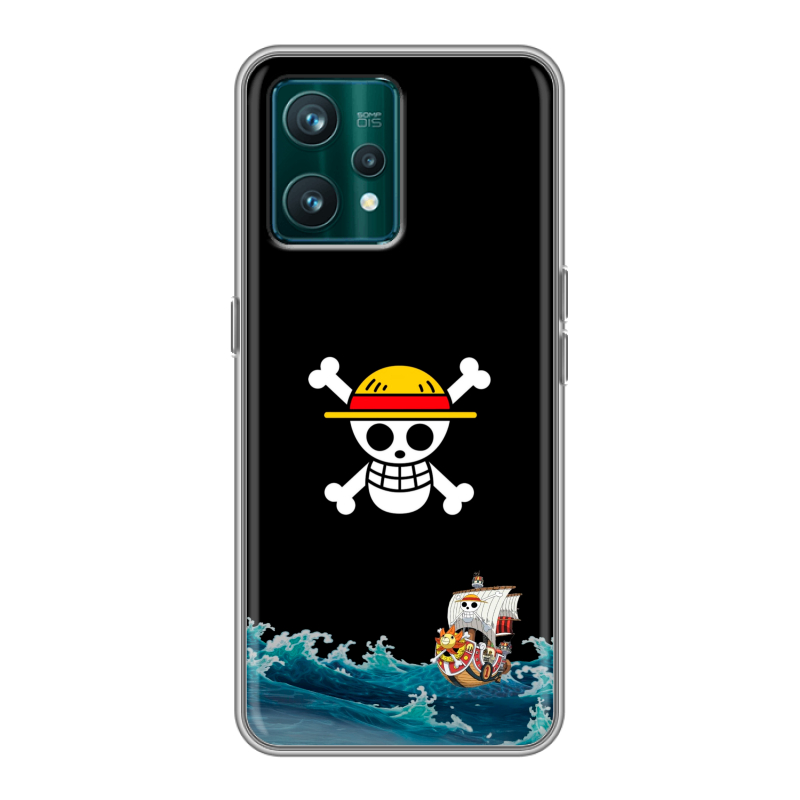 Силиконовый чехол на Realme 9 Pro Plus с принтом One Piece Ван Пис Силиконовый чехол на Realme 9 Pro Plus с принтом One Piece Ван Пис