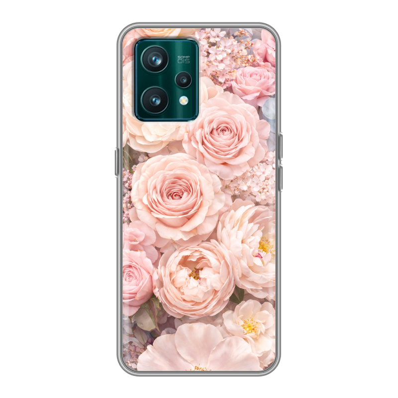 Силиконовый чехол на Realme 9 Pro Plus с принтом женский Силиконовый чехол на Realme 9 Pro Plus с принтом женский