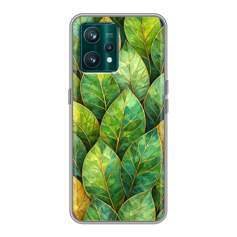 Силиконовый противоударный чехол на Realme 9 Pro Plus с принтом женский Силиконовый противоударный чехол на Realme 9 Pro Plus с принтом женский