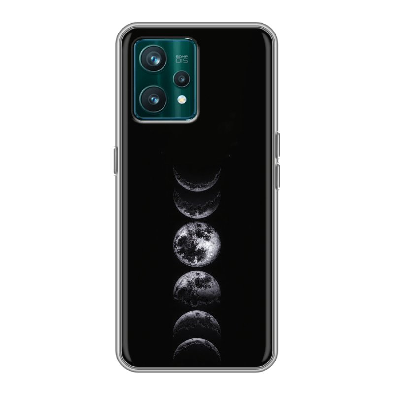 Силиконовый противоударный чехол на Realme 9 Pro Plus с принтом женский Силиконовый противоударный чехол на Realme 9 Pro Plus с принтом женский