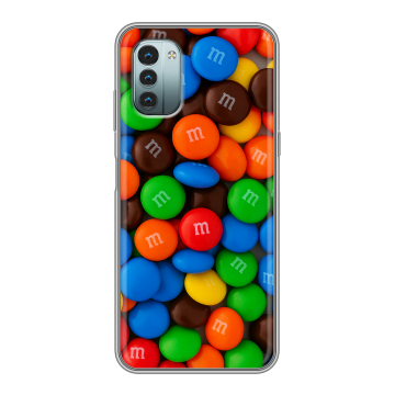 Силиконовый чехол на Nokia G11 с принтом Конфеты Силиконовый чехол на Nokia G11 с принтом Конфеты