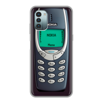 Силиконовый чехол на Nokia G11 с принтом Старый телефон Силиконовый чехол на Nokia G11 с принтом Старый телефон