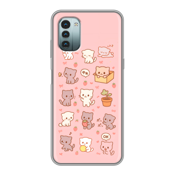 Силиконовый чехол на Nokia G11 с принтом Hello Kitty Хелоу Кити
