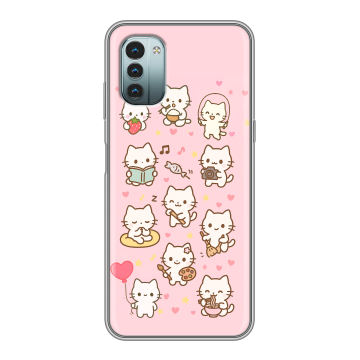 Силиконовый чехол на Nokia G11 с принтом Hello Kitty Хелоу Кити