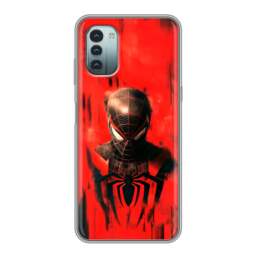 Силиконовый чехол на Nokia G11 с принтом человек паук spiderman