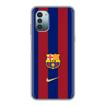 Силиконовый чехол на Nokia G11 с принтом Барселона Barcelona