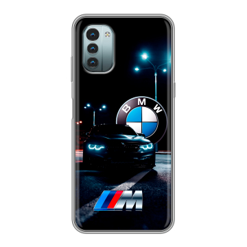 Силиконовый чехол на Nokia G11 с принтом БМВ BMW Силиконовый чехол на Nokia G11 с принтом БМВ BMW
