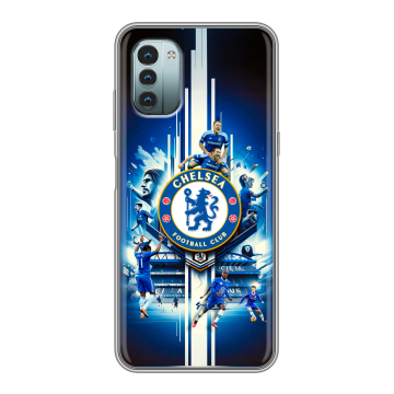 Силиконовый чехол на Nokia G11 с принтом Chelsea Челси