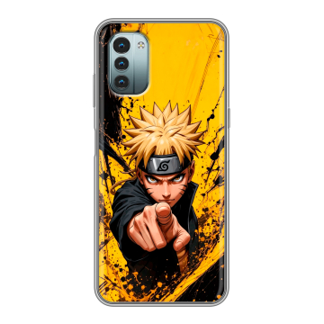 Силиконовый чехол на Nokia G11 с принтом Naruto Наруто