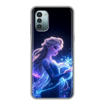 Силиконовый чехол на Nokia G11 с принтом Холодное сердце Frozen