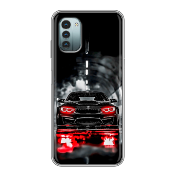 Силиконовый чехол на Nokia G11 с принтом BMW БМВ Силиконовый чехол на Nokia G11 с принтом BMW БМВ