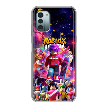 Силиконовый чехол на Nokia G11 с принтом Roblox Роблокс Силиконовый чехол на Nokia G11 с принтом Roblox Роблокс