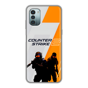 Силиконовый чехол на Nokia G11 с принтом Counter Strike