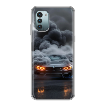 Силиконовый чехол на Nokia G11 с принтом BMW БМВ Силиконовый чехол на Nokia G11 с принтом BMW БМВ