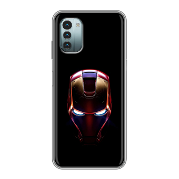 Силиконовый чехол на Nokia G11 с принтом IronMan Железный человек