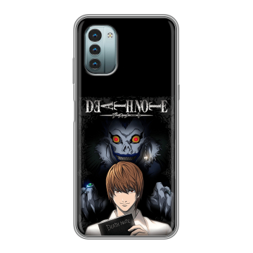 Силиконовый чехол на Nokia G11 с принтом Death note Тетрадь смерти