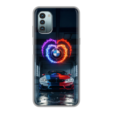 Силиконовый чехол на Nokia G11 с принтом BMW БМВ