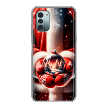 Силиконовый чехол на Nokia G11 с принтом Новый год Силиконовый чехол на Nokia G11 с принтом Новый год