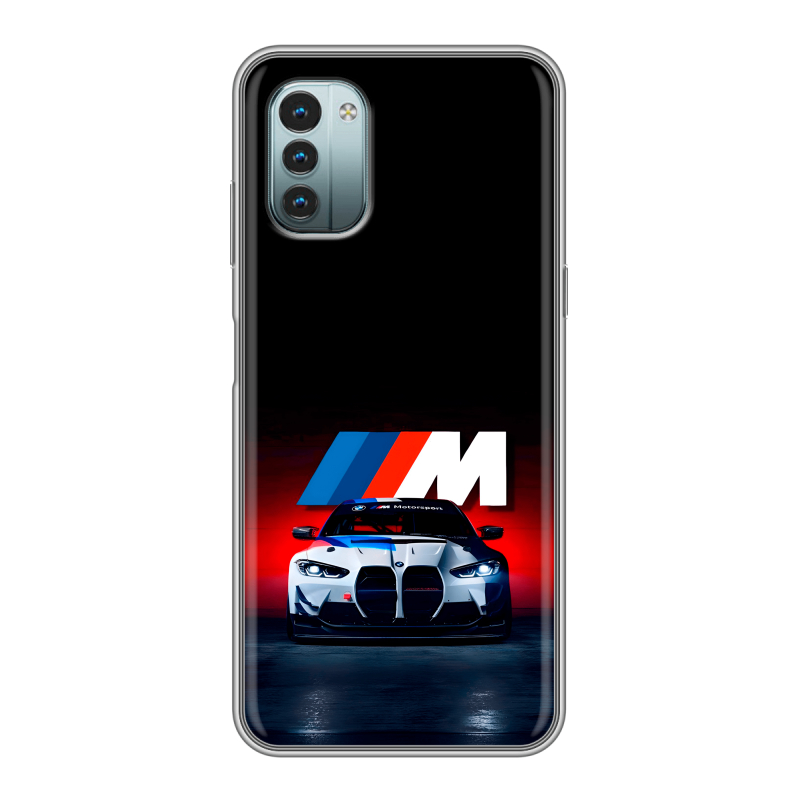 Силиконовый чехол на Nokia G11 с принтом БМВ BMW Силиконовый чехол на Nokia G11 с принтом БМВ BMW