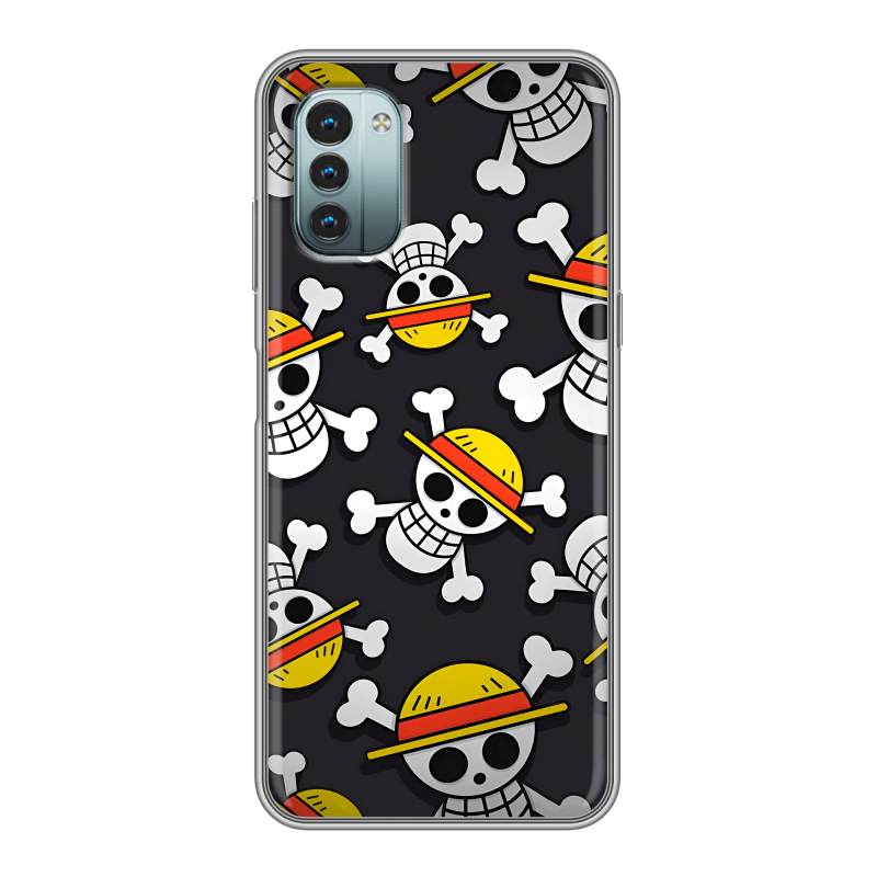Силиконовый чехол на Nokia G11 с принтом One Piece Ван Пис Силиконовый чехол на Nokia G11 с принтом One Piece Ван Пис