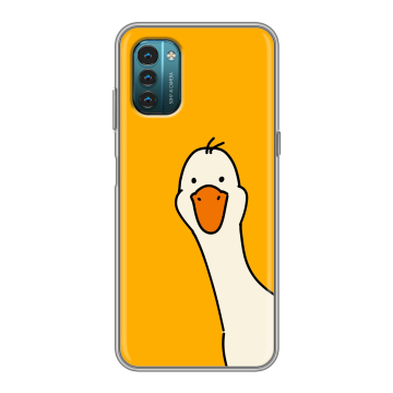 Силиконовый чехол на Nokia G21 с принтом Утка