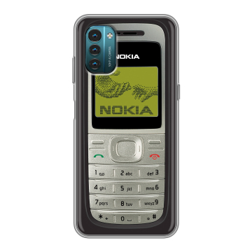 Силиконовый чехол на Nokia G21 с принтом Ретро Нокия Силиконовый чехол на Nokia G21 с принтом Ретро Нокия