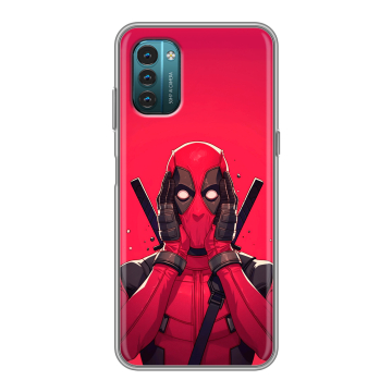 Силиконовый чехол на Nokia G21 с принтом Дедпул Deadpool