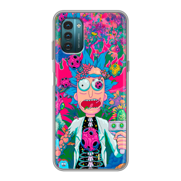 Силиконовый чехол на Nokia G21 с принтом Рик и Морти Rick Morty Силиконовый чехол на Nokia G21 с принтом Рик и Морти Rick Morty