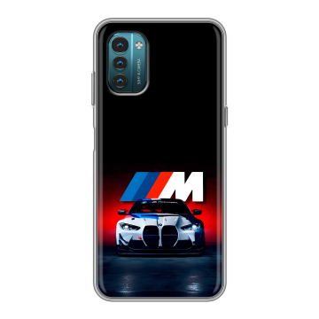 Силиконовый чехол на Nokia G21 с принтом БМВ BMW
