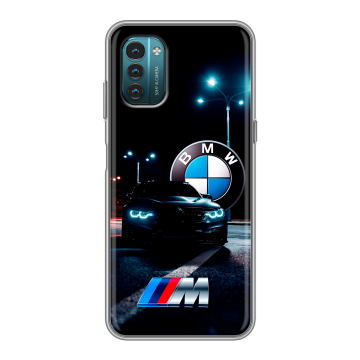 Силиконовый чехол на Nokia G21 с принтом БМВ BMW