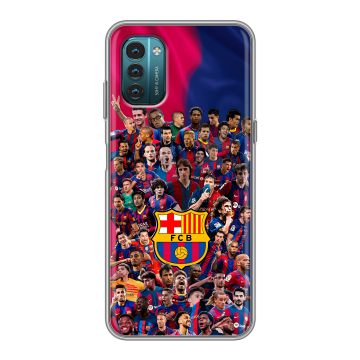 Силиконовый чехол на Nokia G21 с принтом Барселона Barcelona Силиконовый чехол на Nokia G21 с принтом Барселона Barcelona