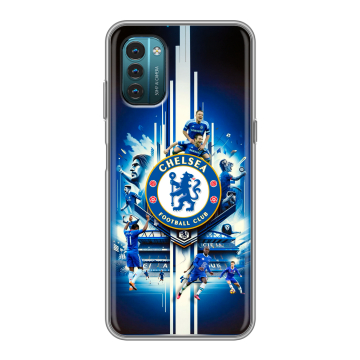 Силиконовый чехол на Nokia G21 с принтом Chelsea Челси