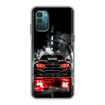 Силиконовый чехол на Nokia G21 с принтом BMW БМВ