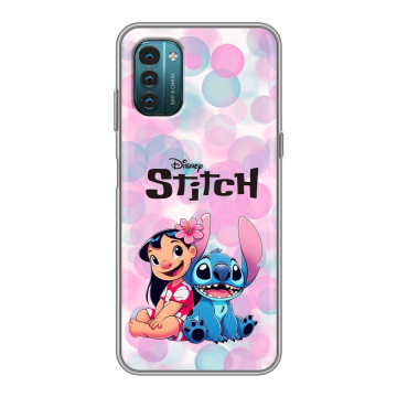 Силиконовый чехол на Nokia G21 с принтом Лило и Стич Силиконовый чехол на Nokia G21 с принтом Лило и Стич