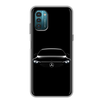 Силиконовый чехол на Nokia G21 с принтом Mercedes Мерседес