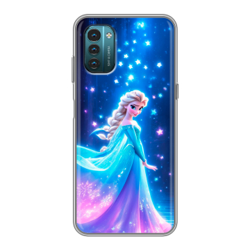 Силиконовый чехол на Nokia G21 с принтом Холодное сердце Frozen Силиконовый чехол на Nokia G21 с принтом Холодное сердце Frozen